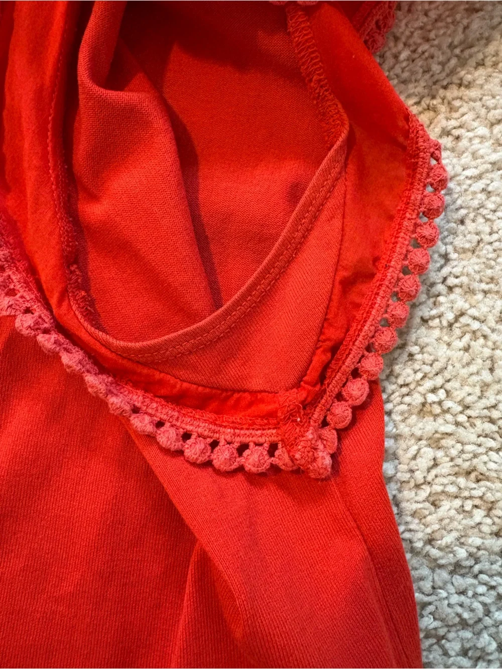 kate spade Red Flutter Sleeve Tee